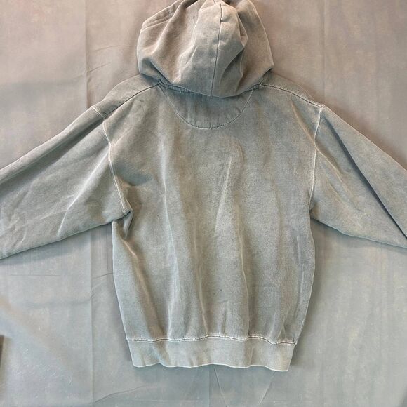 Austins Inc Block Island Hoodie Sweatshirt Men's Size M Gray Zip Neck Pullover - Picture 8 of 12